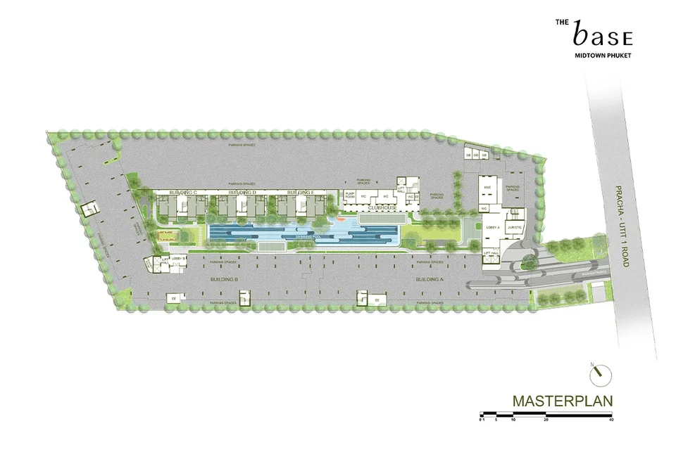 Общий мастер-план THE BASE Midtown Phuket