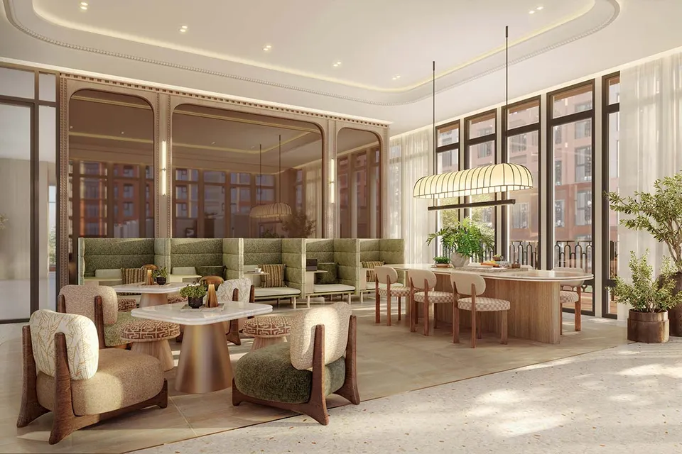 Общий лаунж и пространство для работы THE BASE Midtown Phuket