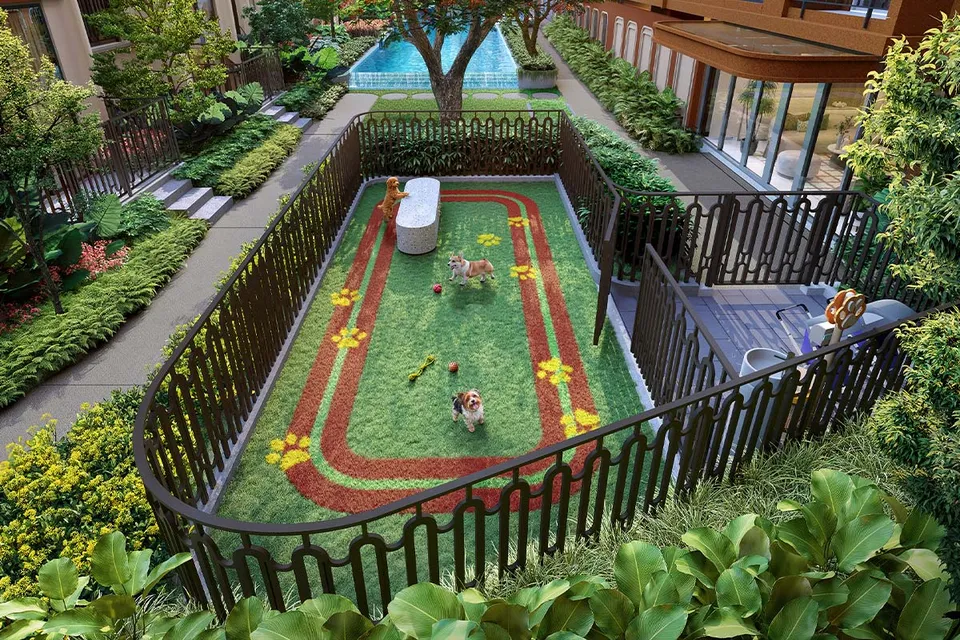 Pet Yard — зона для питомцев в THE BASE Midtown Phuket